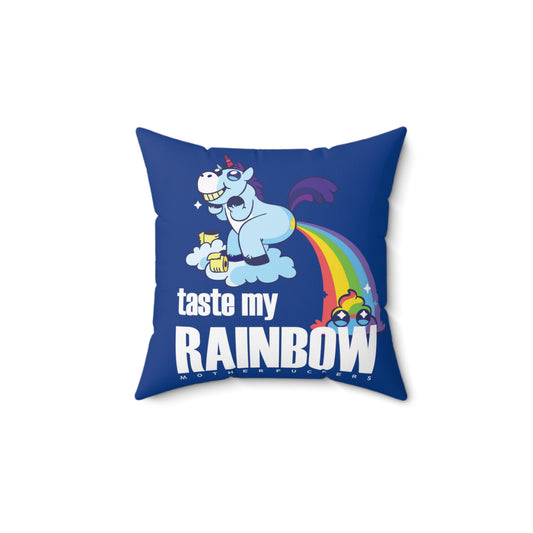 Pillow - Taste My Rainbow - Unicorn - Blue